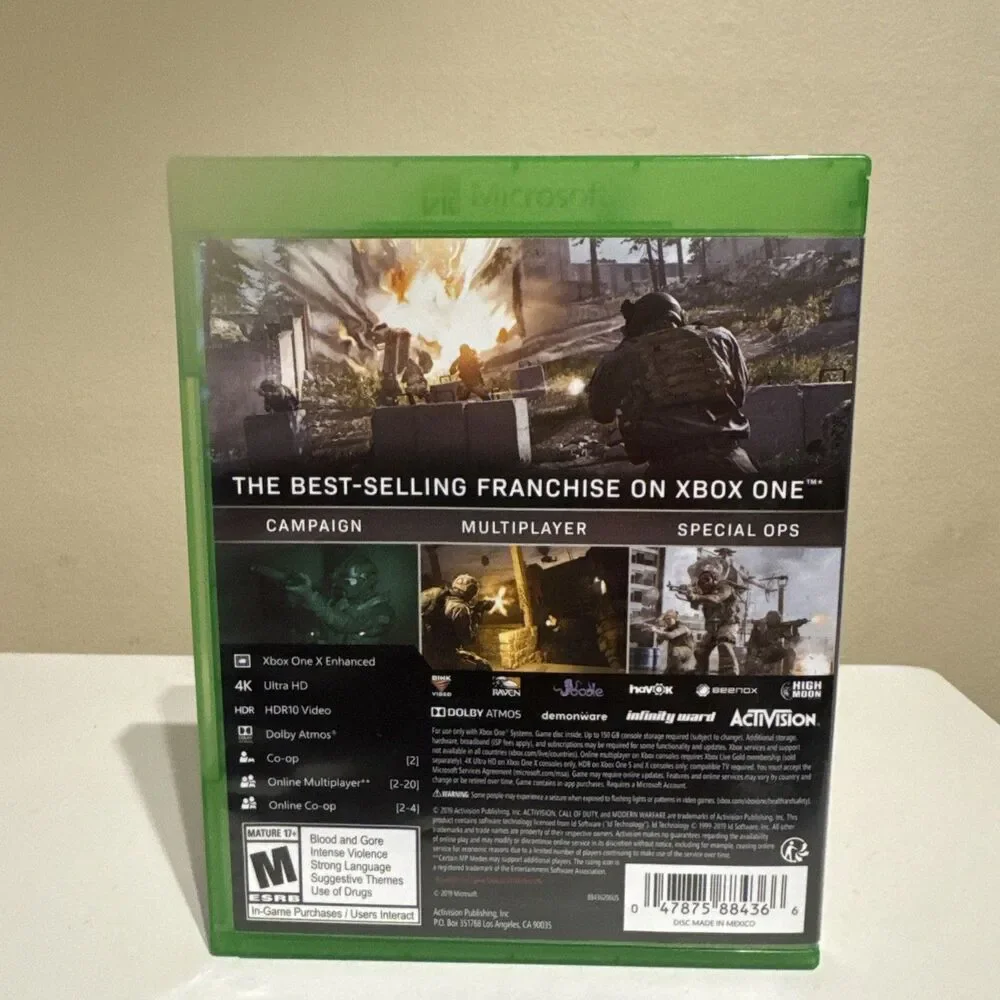 Microsoft Xbox One - Call of Duty: Modern Warfare Rated M Req Content Download